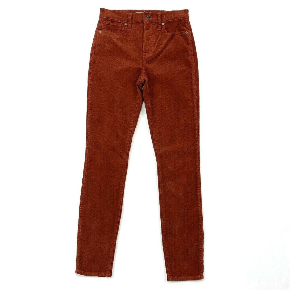 Madewell High Rise Corduroy Crop Skinny Jeans 25